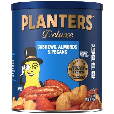 Planters Select Cashews, Almonds & Pecans Deluxe Mix Nuts - 15.25oz ...