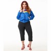 Unique Vintage Women's Plus Rachelle Capri Pants - 4 of 4