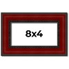 PosterPalooza | Panoramic Weathered Red Picture Frame - UV Acrylic, Foam Board Backing, Hanging Hardware - 2 of 4