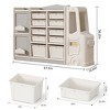 LOVMOR Children's toy storage cabinets - Gray - 2 of 4