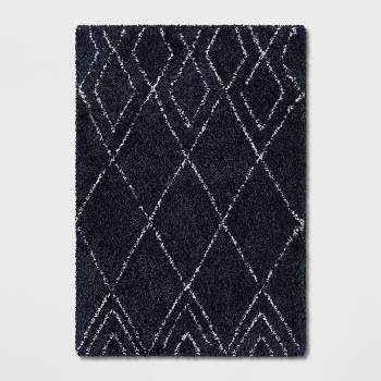 Diamond Patterned Shag Woven Rug - Project 62™