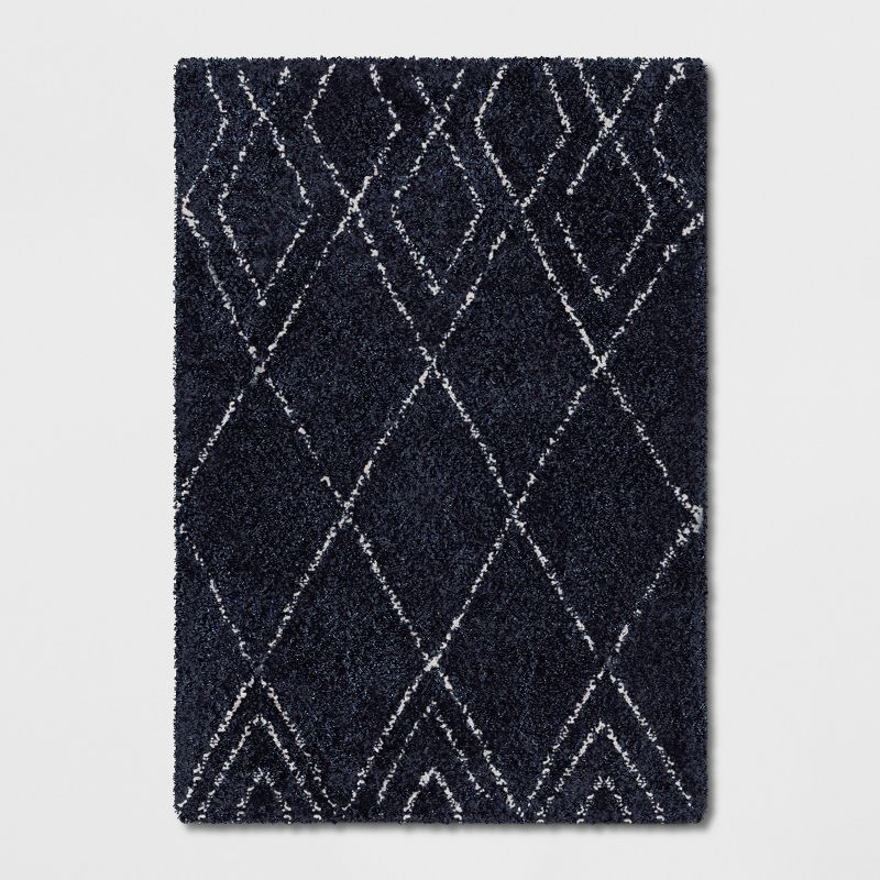 Diamond Patterned Shag Woven Rug - Project 62&#153;, 1 of 9