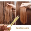 Unique Bargains Hair Scissors, Hair Cutting Scissors, Professional Barber Scissors, Stainless Steel Razor, 6.89" Long - 2 of 4