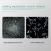 Wall-Mounted Mirrors - Premium Rectangular Bathroom Mirror, Stylish Rectangular Vanity Mirror with Black Metal Frame - Explosion-Proof - 3 of 4