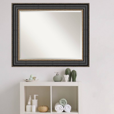 Thomas Black Bronze Beveled Bathroom Vanity Mirror