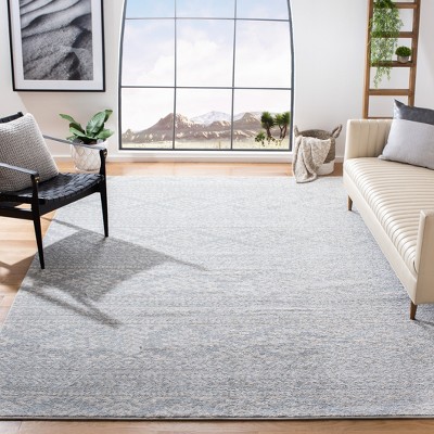 Grey Ivory SAFAVIEH Adirondack Collection ADR262F Modern Geometric Non-Shedding Living Room Bedroom Dining Home Office Area Rug 8' x 10'