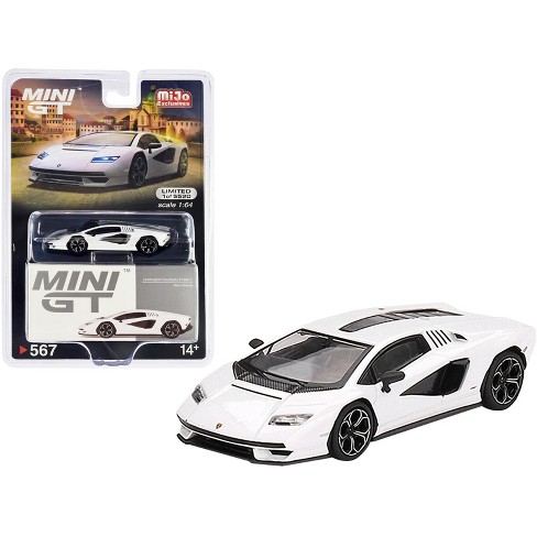 Lamborghini Countach LPI 800-4 White with Black Accents and Red Interior  Special Edition 1/18 Diecast Model Car by Maisto