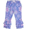 RuffleButts Toddler Girls Ruffle Flare Pants - 2 of 2
