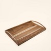 Gulches Decorative Bowls: Handmade Rectangle Tray with Natural Finish - 18 x 11 x 2.5 Inches - 4 of 4
