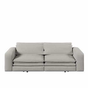 AENKYO 93" Cloud Cushion King Sleeper Sofa, 3-in-1 Convertible Sofa Bed with Chaise, Pull-Out Function & Wider Armrests for Spacious Seating - 1 of 4