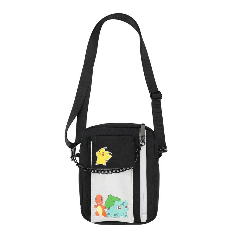 Pokemon Characters Mini Messenger Bag With Adjustable Shoulder Strap, 1 of 7