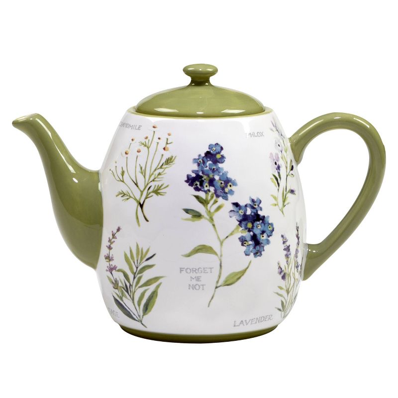 Fresh Herbs Teapot - Certified International, 1 of 4