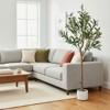 Orieon 4FT Faux Olive Tree with Planter, Silk Leaves & 14 Realistic Fruits, Bendable Stems, Indoor Outdoor Home Office - 4 of 4