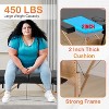 FDW Massage Table 73 Inch Heigh Adjustable 2 Fold Portable Massage Table W/Sheet Cradle Cover 2 Bolster Hanger Facial Salon Tattoo Bed - 4 of 4
