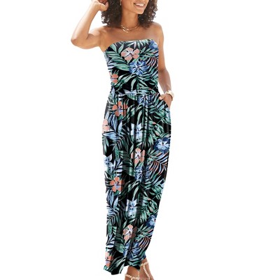 Women's Bandeau Maxi Dress - LASCANA