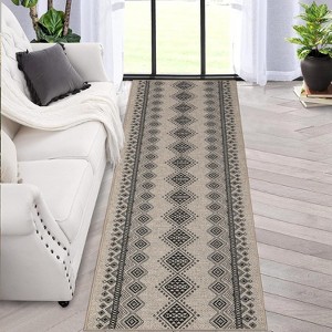 Area Rug 2x6 Easy Jute Runner Rugs for Hallway,Washable Kitchen Rug Runner,Non-Slip Jute Bathroom Area Rug - 1 of 4