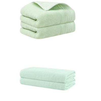 REGALWOVEN Bath Hands Towel Sets For Bathroom, Gym, SPA 2 Pack