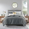 Grungis 8 Piece Polyester Printed Seersucker Full/Queen Bedding Comforter Sets,Comforter Set for Bedroom - 4 of 4