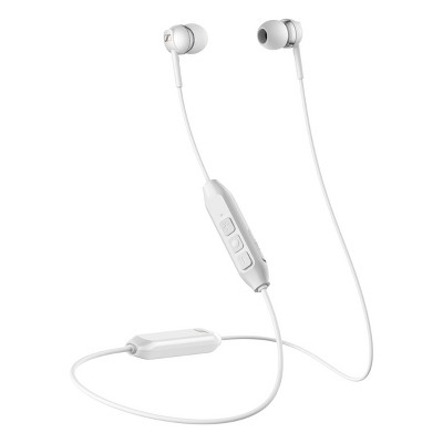 white bluetooth earbuds
