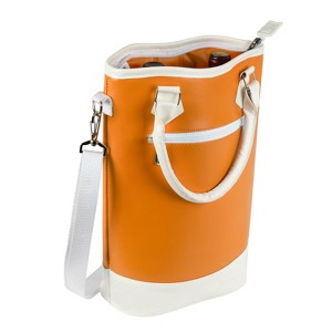 Tirrinia Wine Gift Bag - Travel Padded 2 Bottle Wine Carriers, Cooler Bag with Handle and Adjustable Shoulder Strap, Gift Idea for Wine Lover - 1 of 4