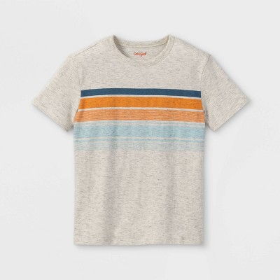 Boys' Chest Striped Short Sleeve T-Shirt - Cat & Jack™