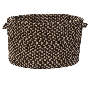 Colonial Mills Brook Farm Utility Basket, 18 by 12-Inch, BlackBerry - 1 of 1