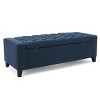 CAVINAS 50.75" Storage Ottoman, Modern Upholstered Shoe Bench, Under Bed Storage for Living Room, Bedroom, Entryway - 3 of 4