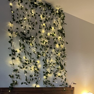 5' X 3.5' Led Vine Curtain String Lights Warm White - West & Arrow : Target