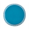 Wooakway 18'' H Perforated Metal Drum Side Table Round End Table Indoors and Outdoors Use - 3 of 4