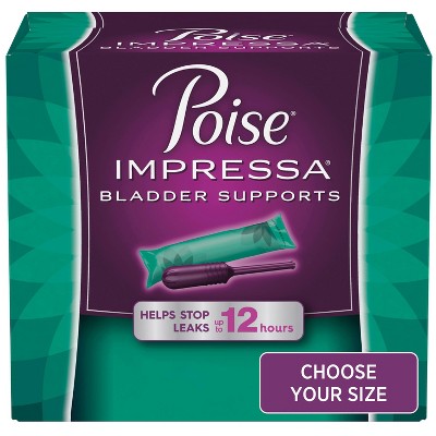 Poise Impressa Incontinence Bladder Control Support for Women - 21ct