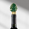 Unique Bargains Bottle Stoppers Monstera Leaf Zinc Alloy PTR 3.94"x1.34"x0.79" 1 Pc - 2 of 3