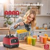 Teendow Blenders for Kitchen with 68Oz. Pitcher and 20Oz. To-go Cup,26000 RPM Countertop Blenders for Smoothies, Ice Crush, Frozen Drinks,BPA-Free,Red - 2 of 4