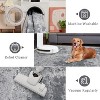 Acekool Modern Abstract Area Rug, Washable Soft Low Pile Non Slip Carpet for Living Room Bedroom Dining, Flat Weave, Easy Care - 2 of 4