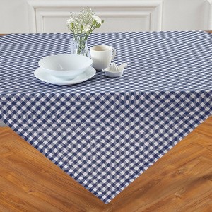 Solino Home Linen Gingham Check Table Throw - 1 of 4