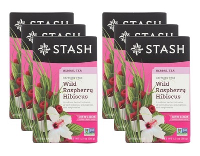 Stash Tea Pomegranate Raspberry Green With Matcha Tea - Case Of 6/18 ...