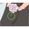 Men's Solid Color Rose Floral Lapel pin - image 3 of 3