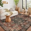 Garvee Washable Living Room Area Rug Vintage Print Non-Slip Runner Vintage Indoor Large Carpet for Bedroom Dining Room Office - 3 of 4