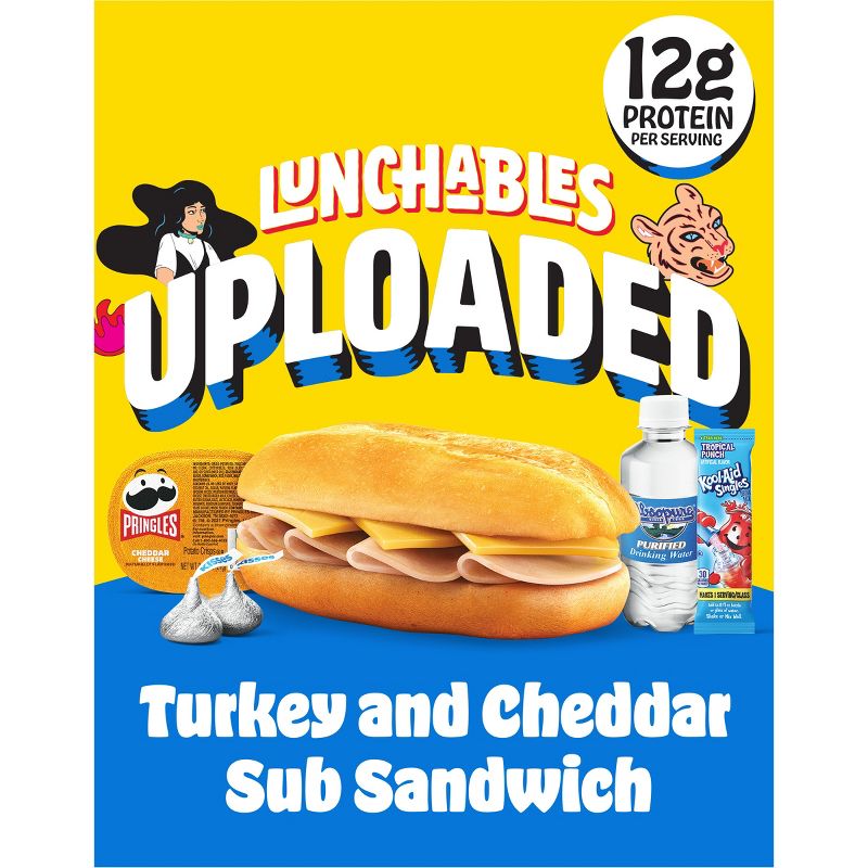 Lunchables 6-Inch Turkey &#38; Cheddar Cheese Sub Sandwich - 15oz, 1 of 14