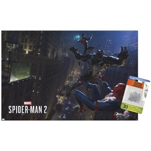 Trends International Marvel's Spider-Man 2 - Fight with Venom Unframed Wall Poster Prints - 1 of 4
