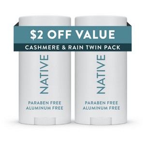 Native Twin Pack Deodorant - Cashmere & Rain - 4.6oz/2ct - 1 of 4