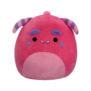 Squishmallows 16" Mont Pink Monster with Striped Horns Large Plush - 1 of 4