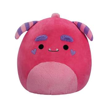 Squishmallows 16" Mont Pink Monster with Striped Horns Large Plush