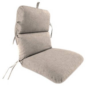 Outdoor Knife Edge Dining Chair Cushion - Rich Brown - Jordan Manufacturing