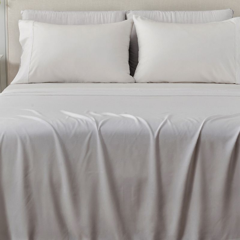 Blend of Rayon from Bamboo Wrinkle-Resistant Sheet Set - Great Bay Home, 1 of 7