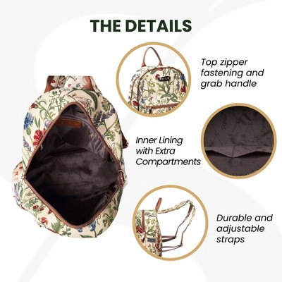 Signare USA Morning Garden Floral Daypack Backpack — фото 4