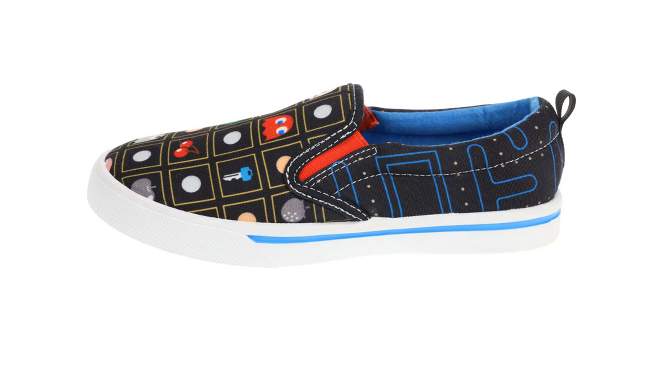 PAC-MAN Boy's Slip-On Canvas Sneakers with Graphic Print, 2 of 7, play video