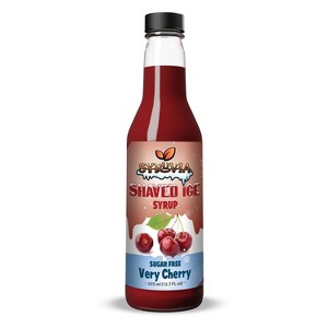 Syruvia Sugar Free Snow Cone Syrup 12.7oz - Very Cherry Flavoring Syrup - 1 of 4