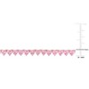 EVERLY JEWELRY  |   Rose Plated Sterling Silver 31.2 CT TGW Created Pink Sapphire Necklace Tongue & Groove Clasp - 3 of 4