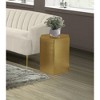 Meridian Furniture,Hexagon Brushed Gold End Table - 2 of 4