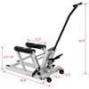 Hydraulic Motorcycle Lift Jack, 1500 LBS Capacity Scissor Lift Jack, Foot-Operated Motorcycle Lift Table with 4 Wheels, 4.5" - 15" Lifting Range - 3 of 4